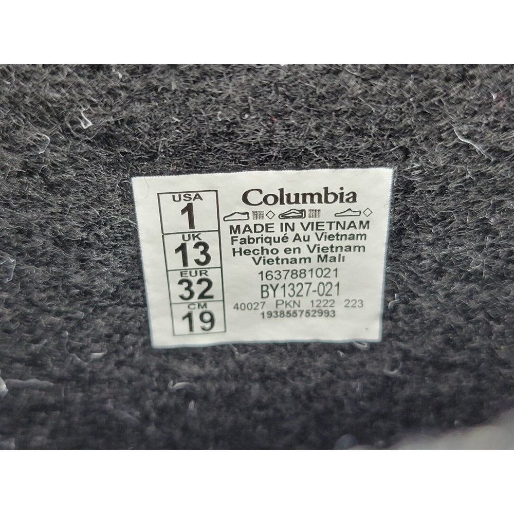 Columbia Powderbug Plus II Insulated Winter Boots Youth Kids Size 1Y BY1327-021 - Picture 5 of 10